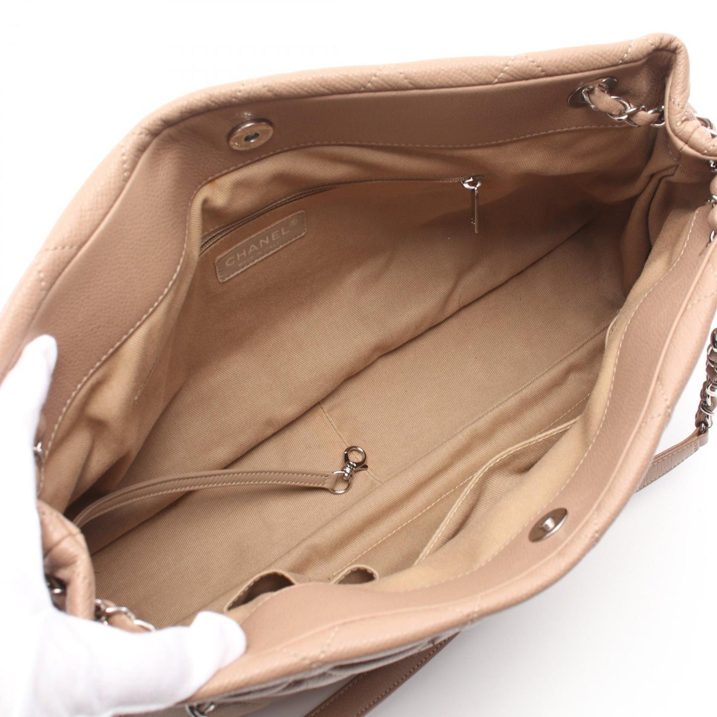 Chanel CC Matelasse Chain Tote Leather Tote Bag A67292 in New Condition