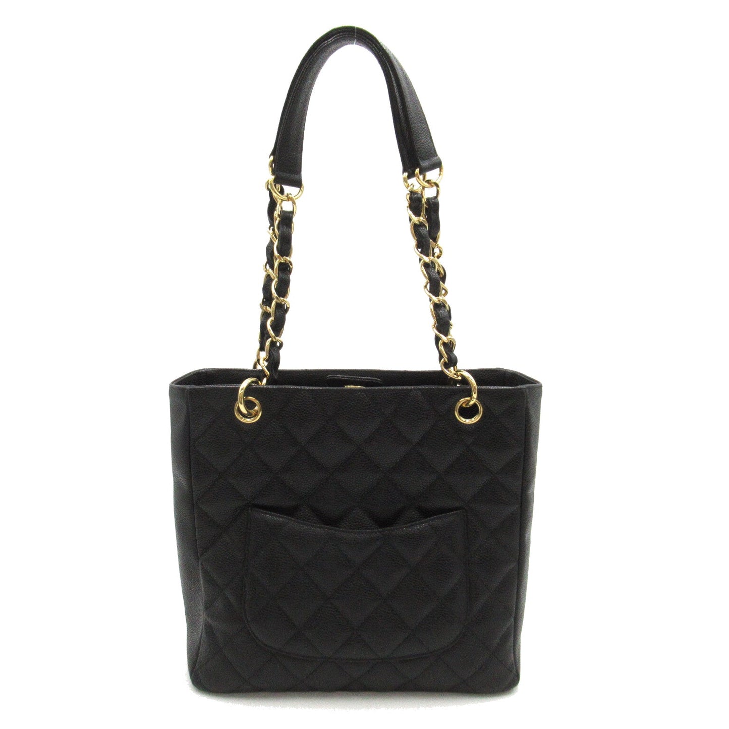 Chanel PST Chain Tote Leather Tote Bag A50994 in Great Condition