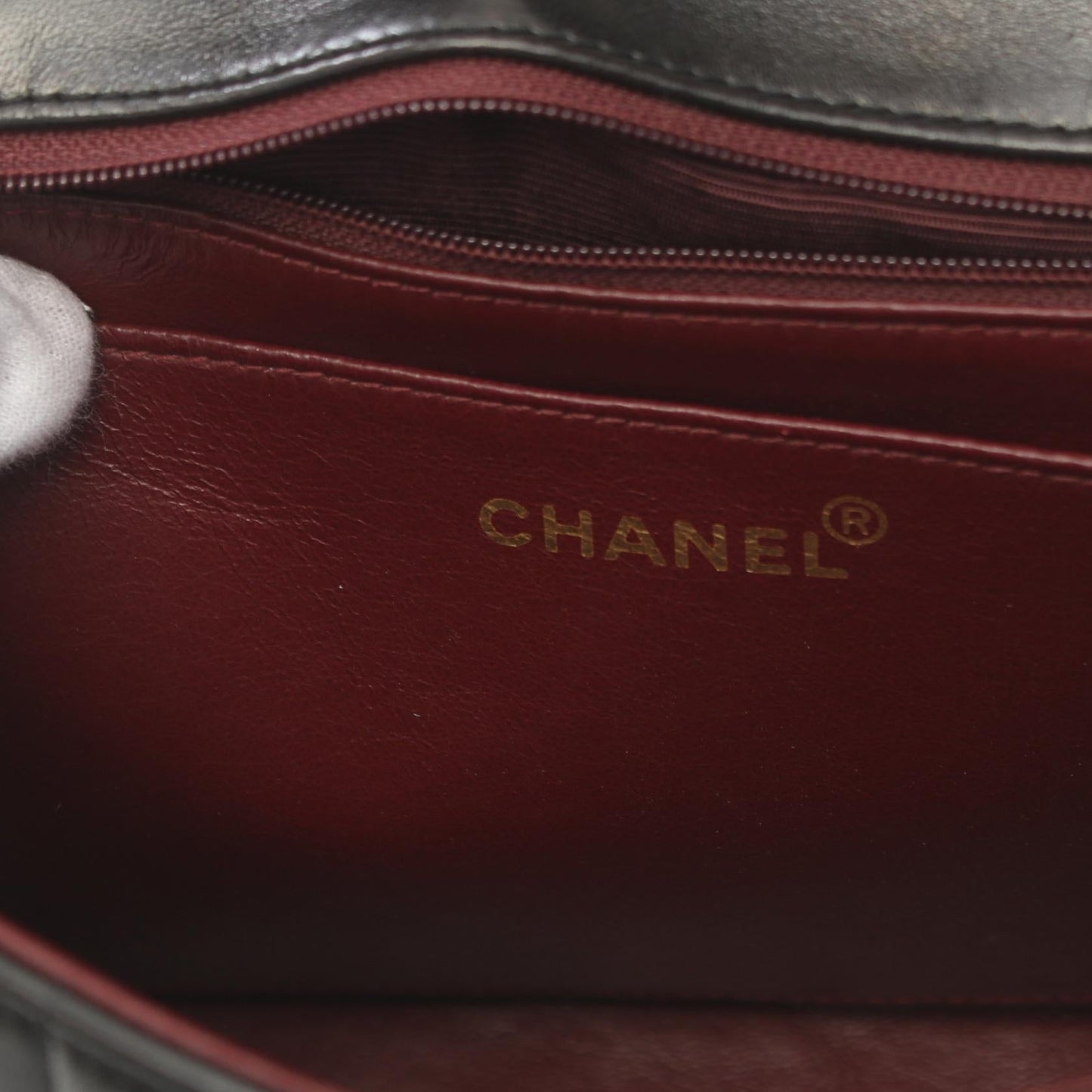 Chanel V Stitch Chevron Mademoiselle Shoulder Bag Leather Shoulder Bag 2572722