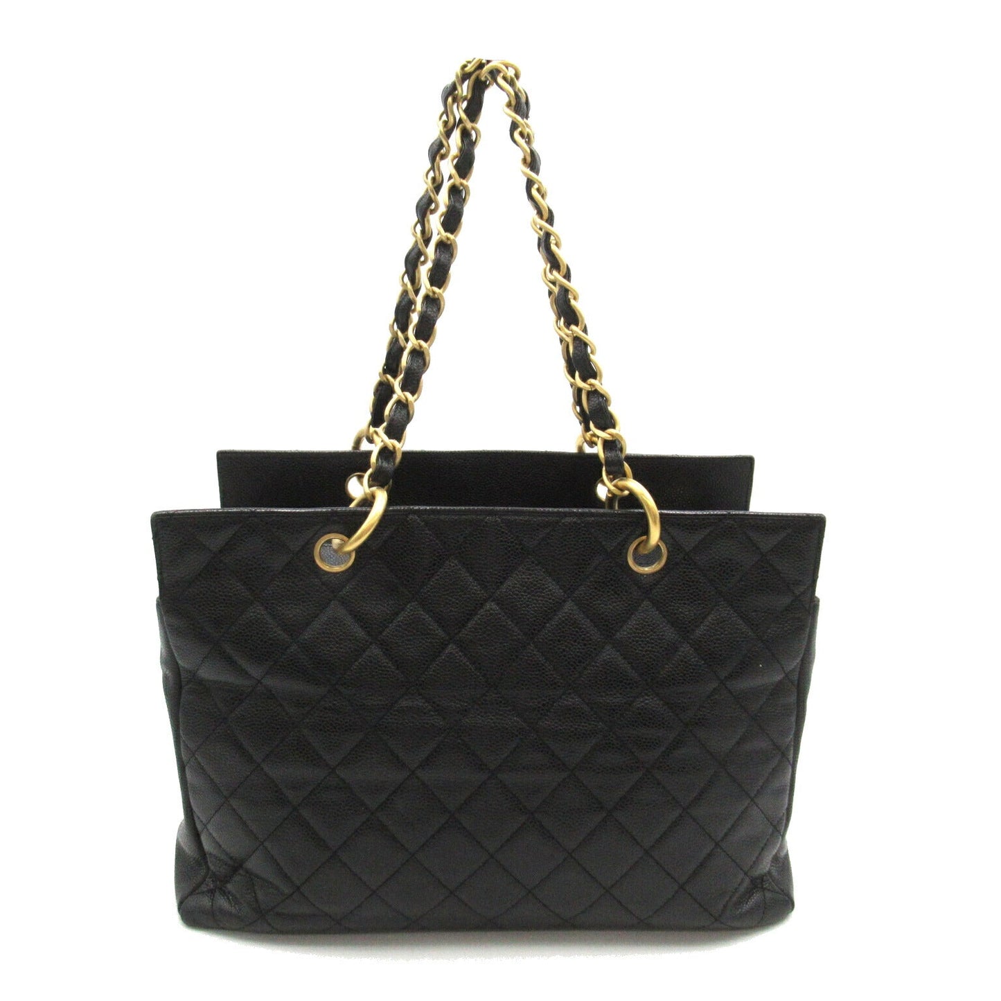 Chanel Caviar Skin Matelasse Chain Tote Bag
