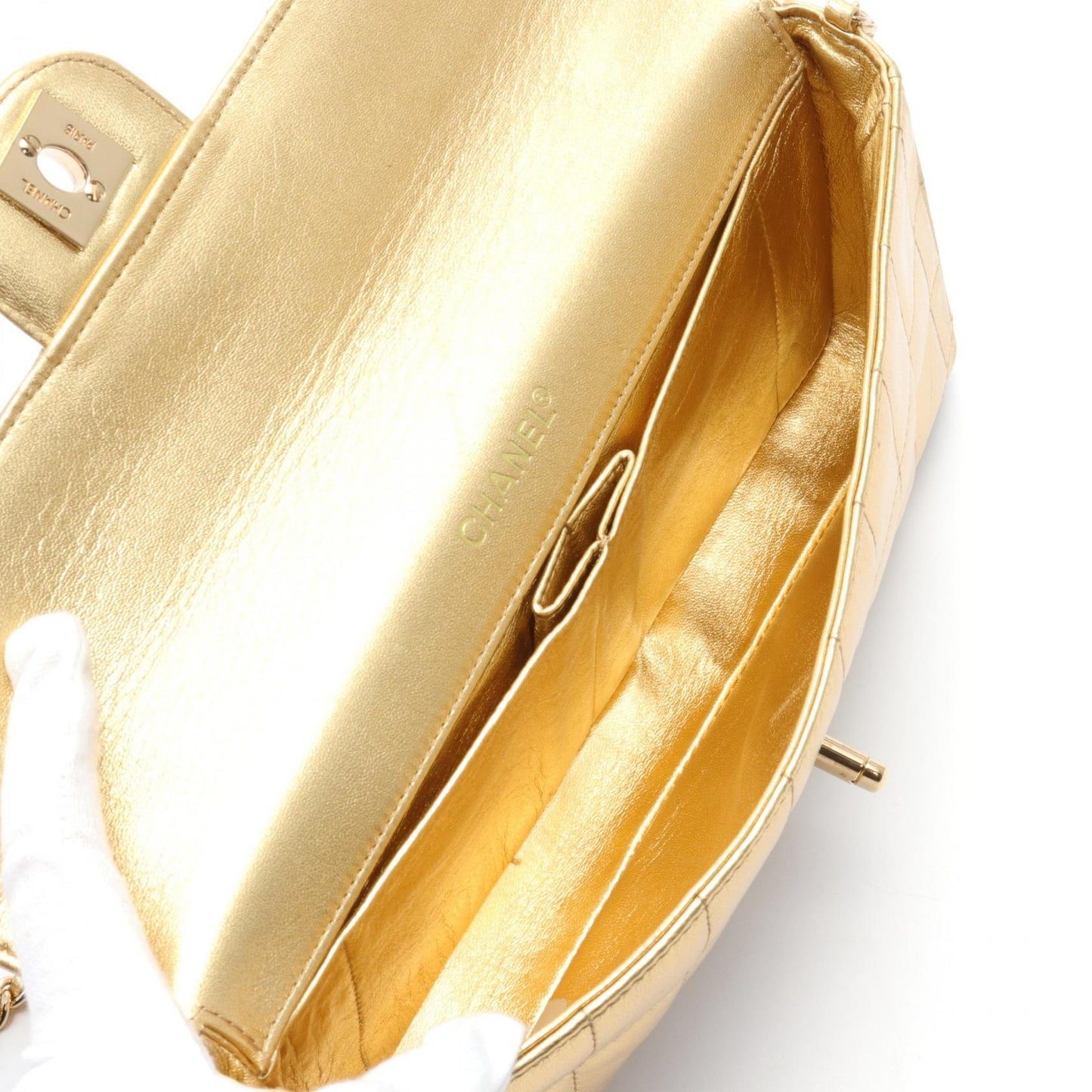 Chanel Choco Bar Chain Shoulder Bag Leather Shoulder Bag in New Condition