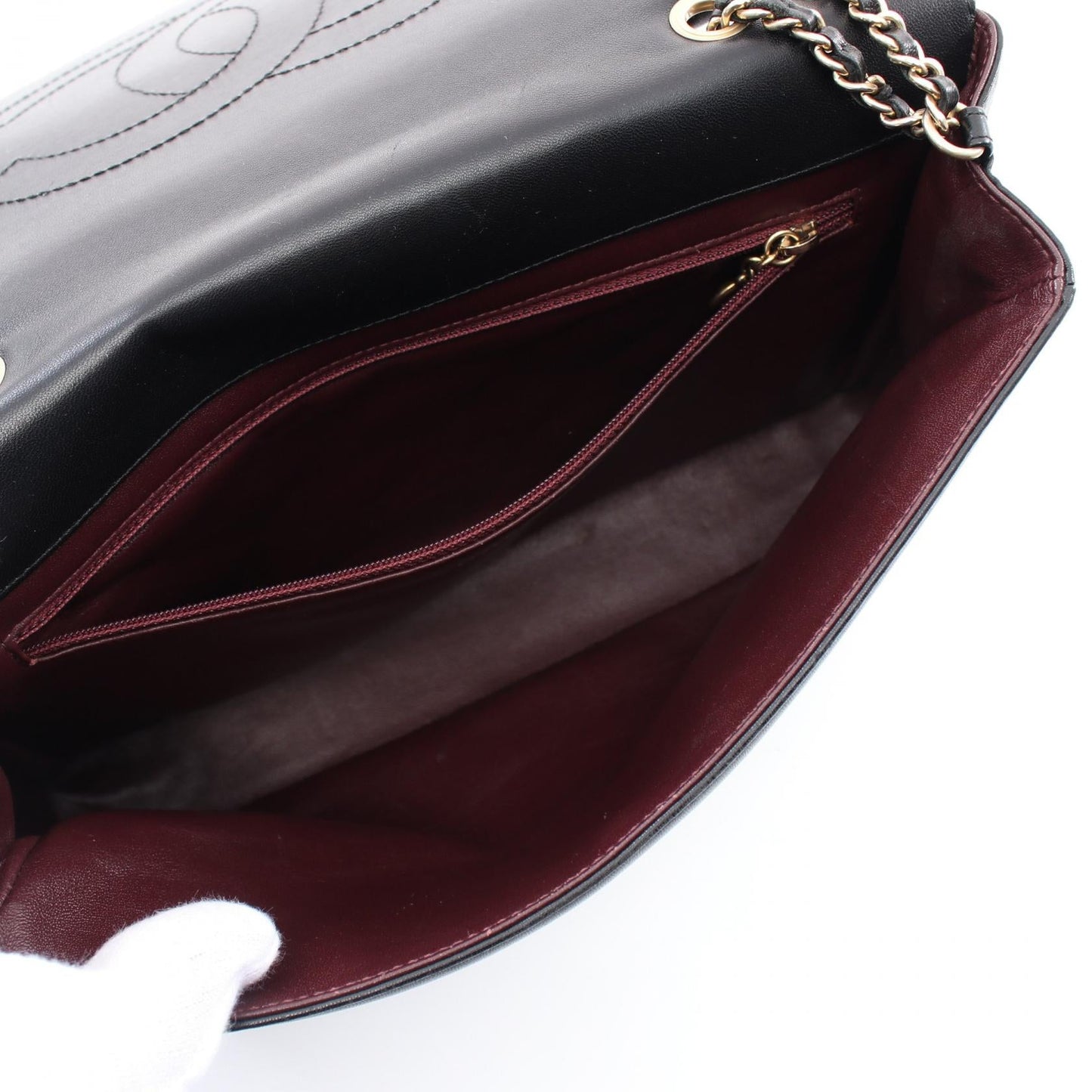 Chanel CC Full Flap Matelasse Bag  Leather Shoulder Bag in New Condition