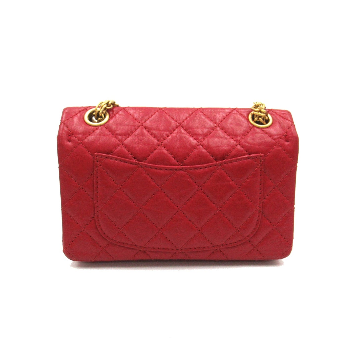 Chanel Quilted 2.55 Reissue Mini Flap Leather Shoulder Bag AS0874 in New Condition