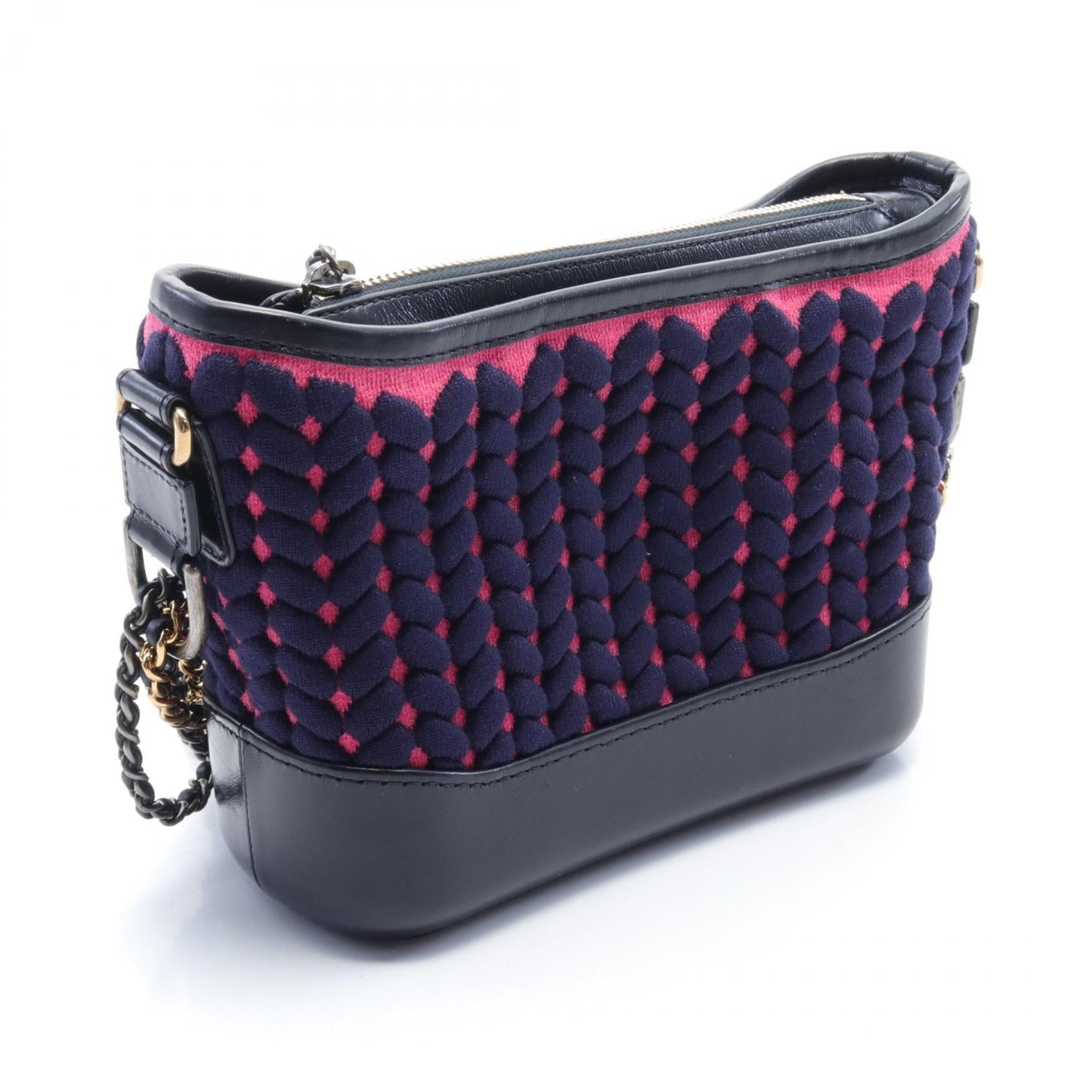 Chanel Leather & Nylon Gabrielle de Chanel Hobo Bag Canvas Shoulder Bag A91810 in New Condition