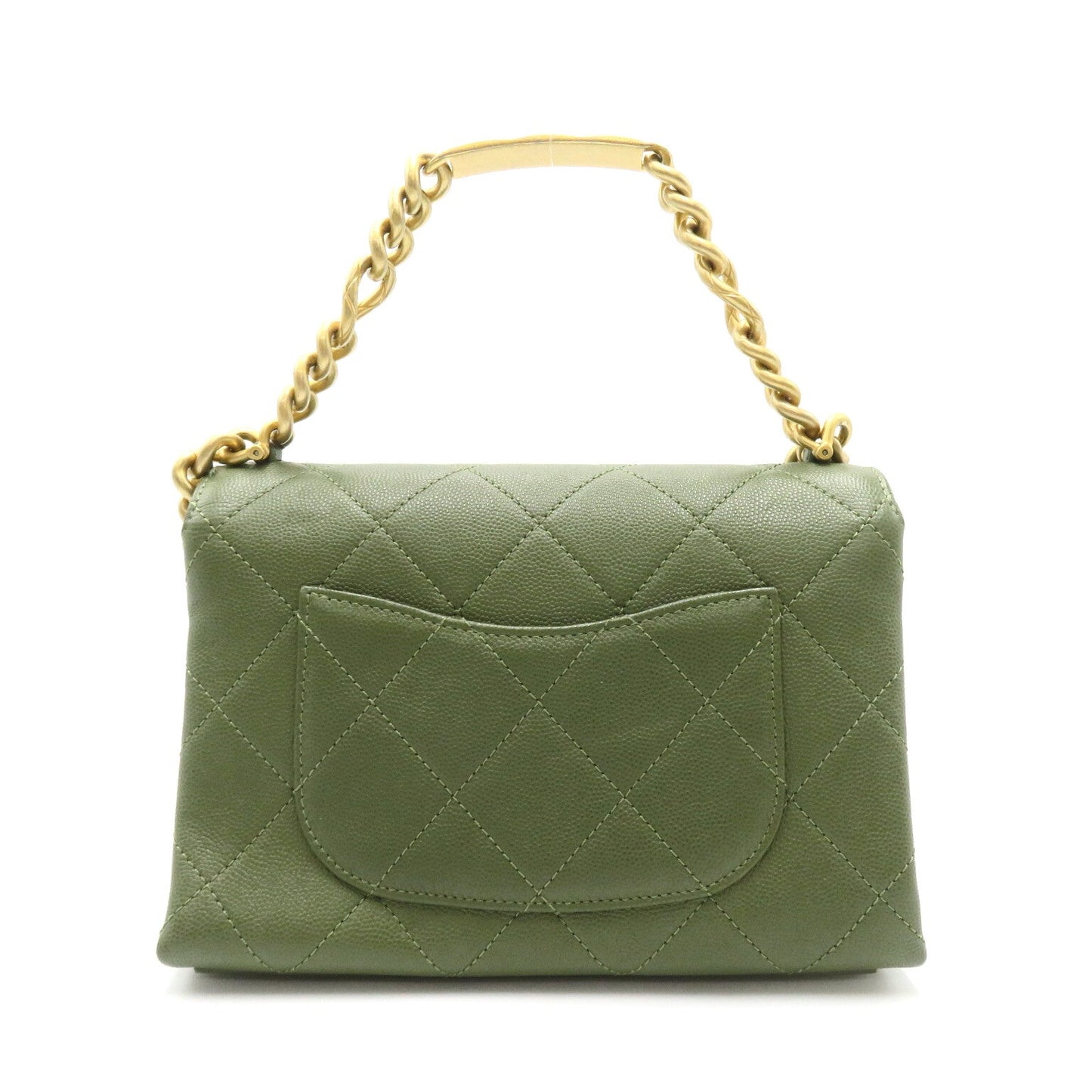 Chanel CC Caviar Matelasse Flap Crossbody Bag  Leather Shoulder Bag AS2711