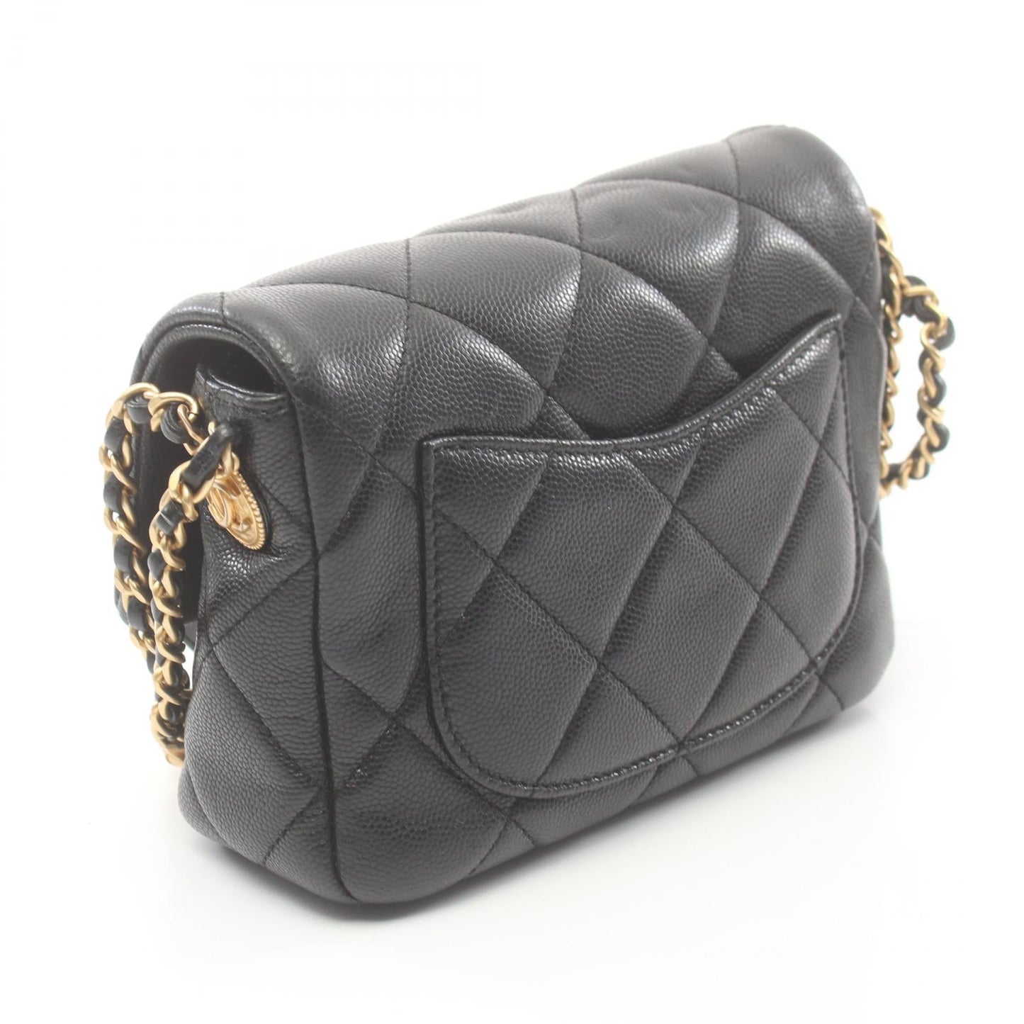 Chanel Matelasse Mini Flap Shoulder Bag Leather Shoulder Bag AS3368