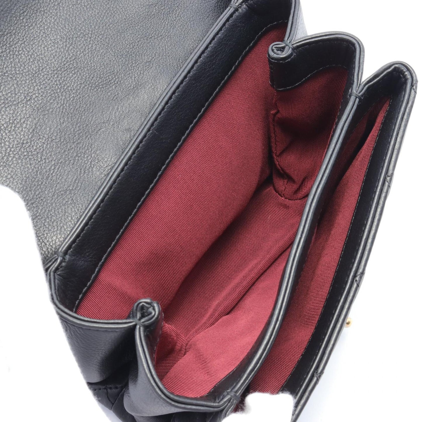 Chanel Quilted Leather Chain Flap Bag Leather Shoulder Bag AS1170