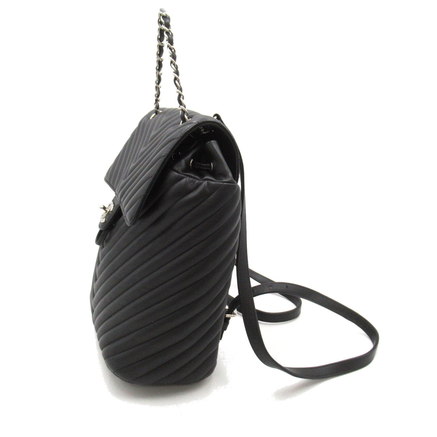 Chanel Chevron Urban Spirit Backpack Leather Backpack A91122 in Great Condition