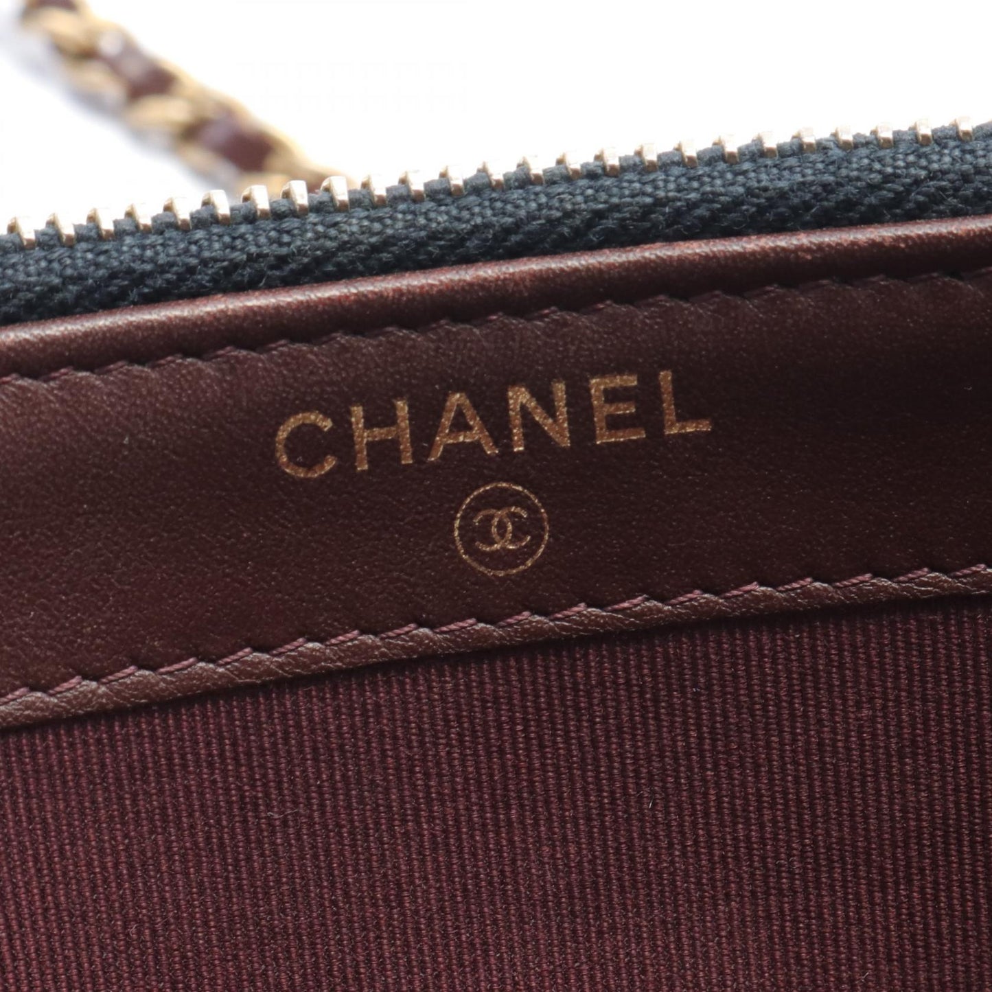 Chanel Quilted Canvas Wallet on Chain Canvas Shoulder Bag in New Condition