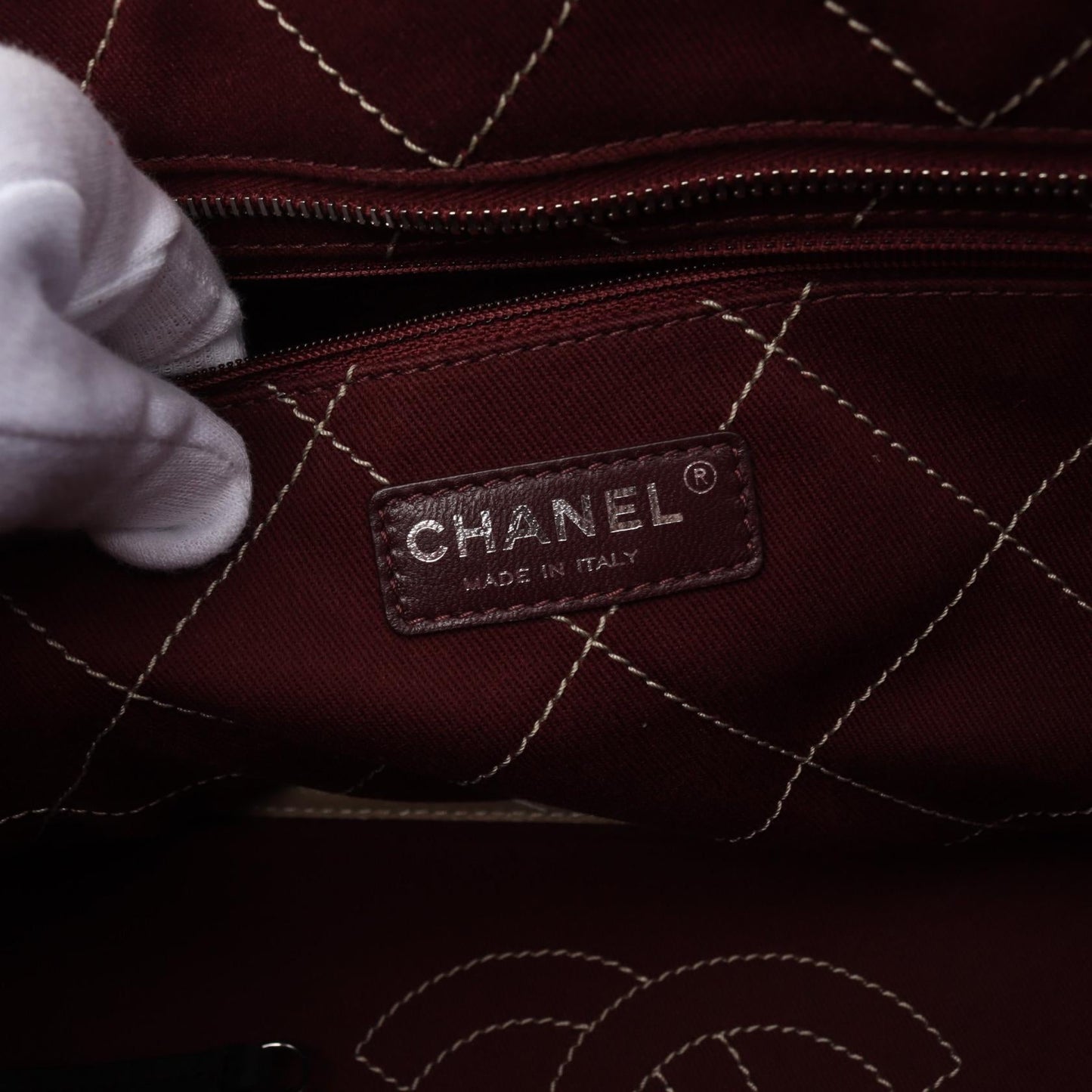 Chanel Caviar Skin On the Road Tote Bag