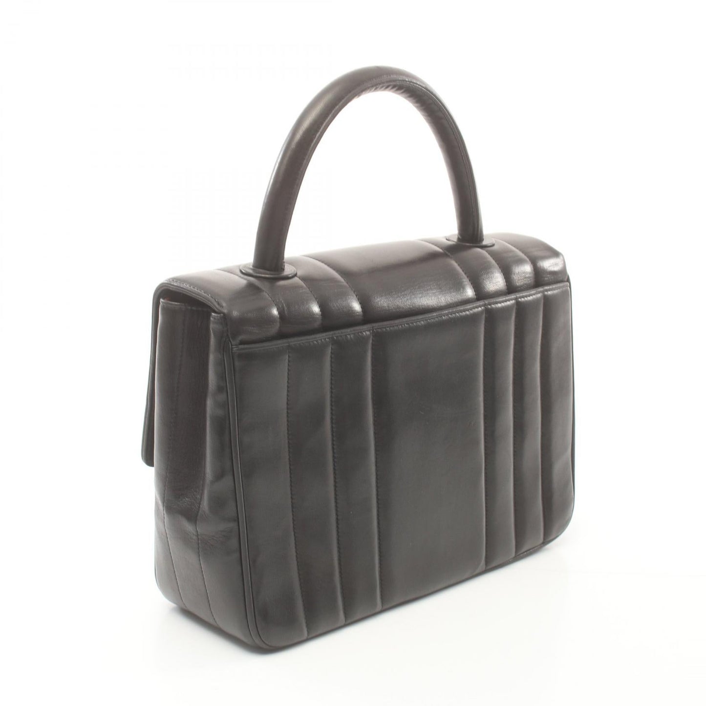 Chanel CC Leather Handle Bag Leather Handbag in New Condition