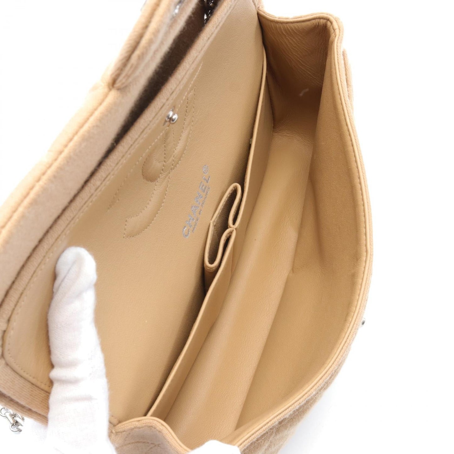 Chanel 2.55 Matelasse Cotton Jersey Shoulder Bag