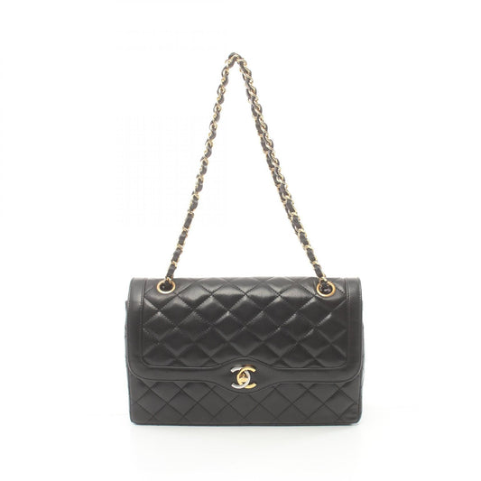 Chanel MATRASSE W Flap Chain Shoulder Bag Leather Shoulder Bag 2419589 in New Condition
