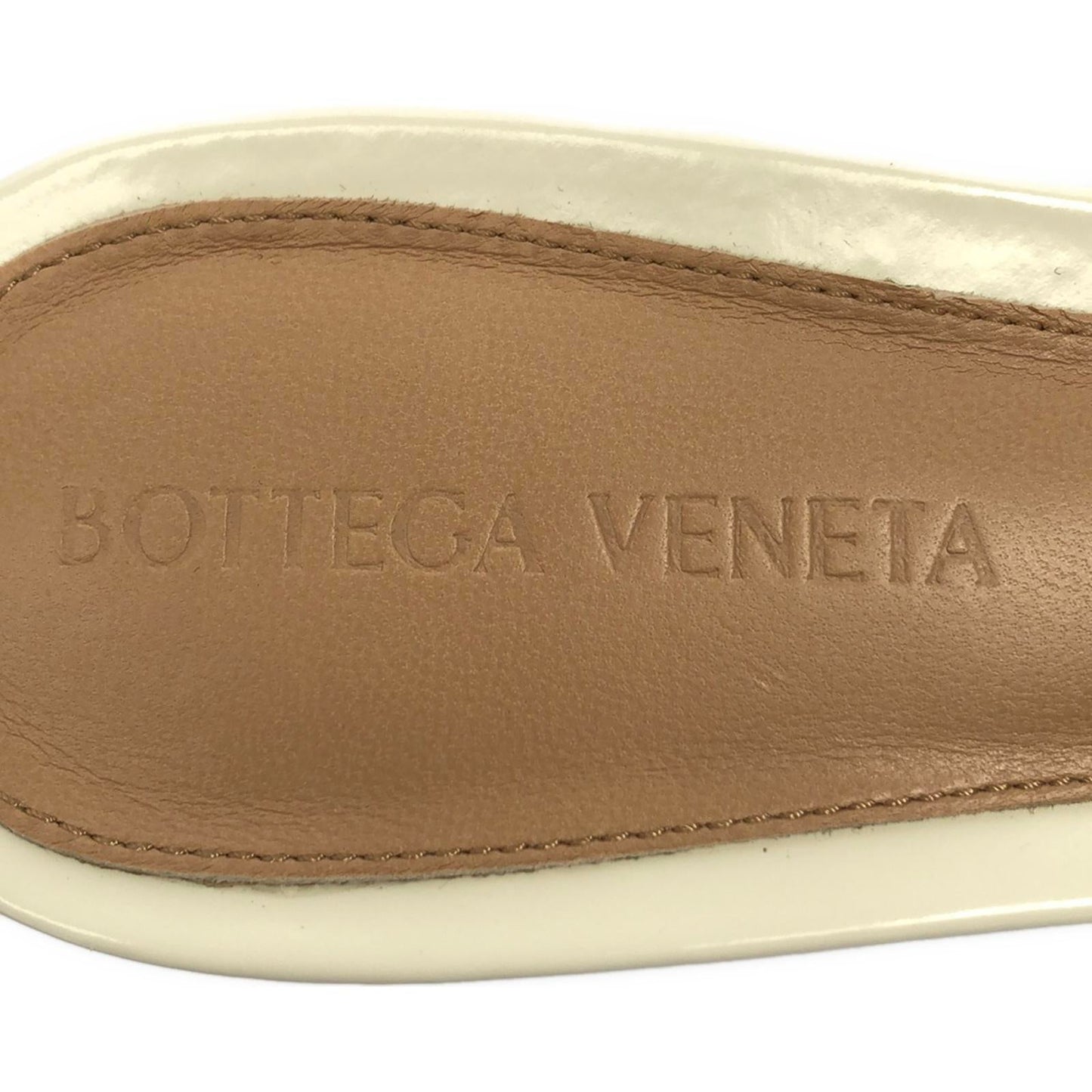 Bottega Veneta Leather Mules White