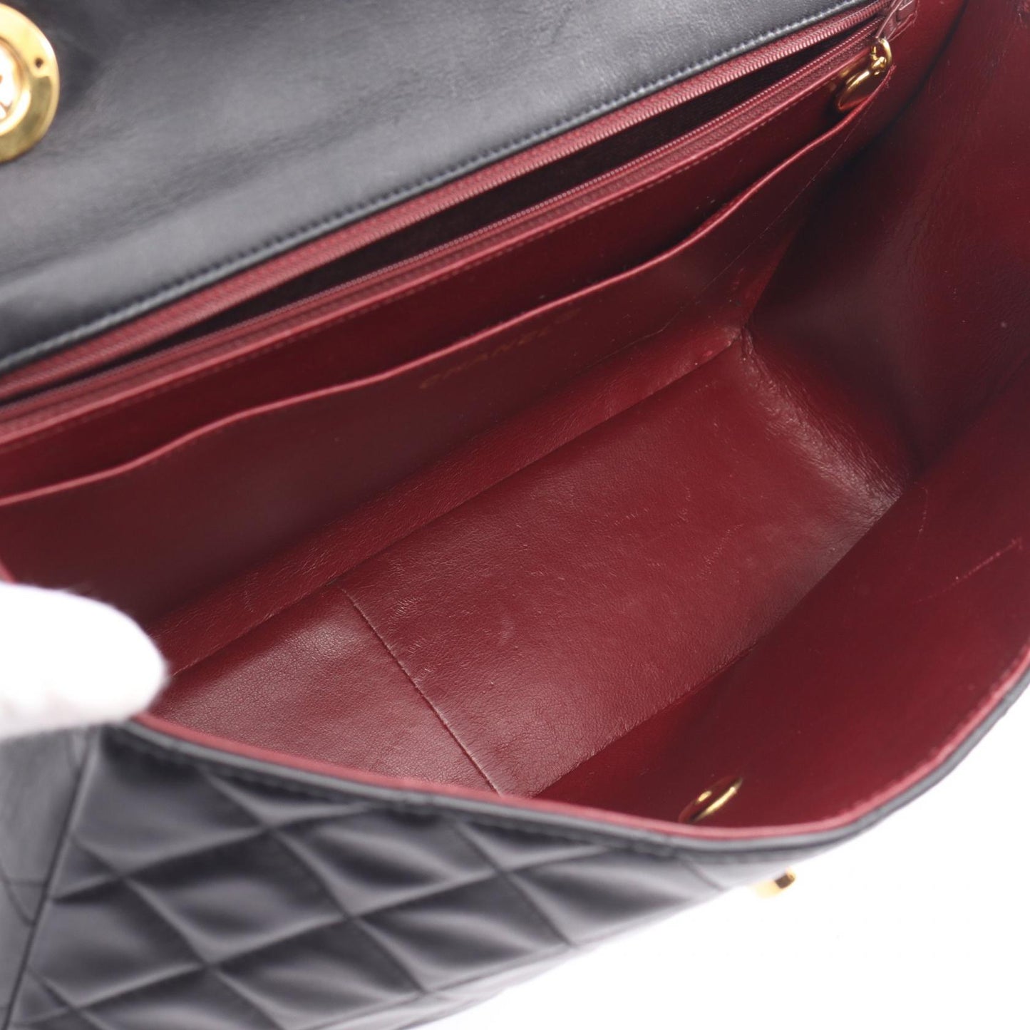 Chanel Jumbo Single Flap Bag Leather Shoulder Bag A01094