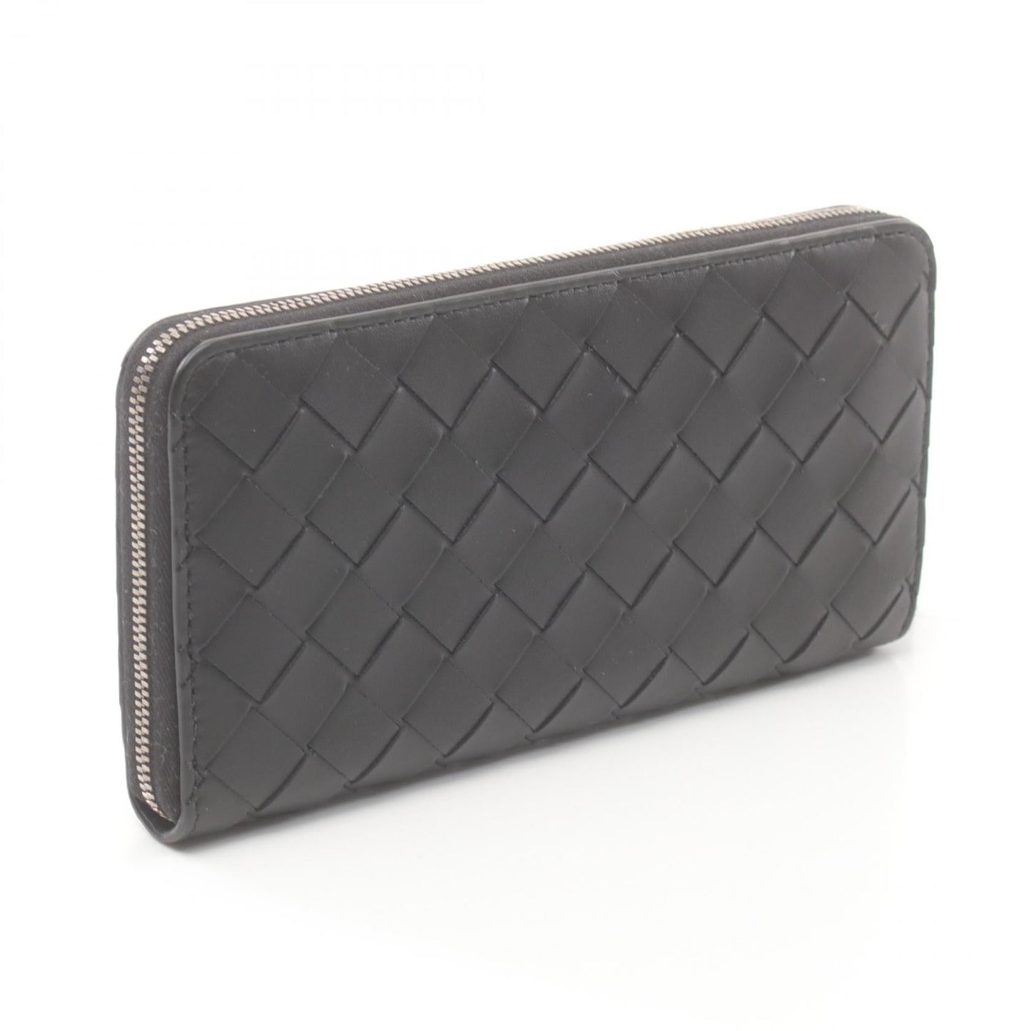 Bottega Veneta Intrecciato Leather Wallet Black