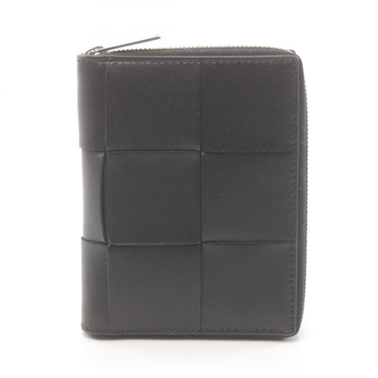 Bottega Veneta Leather Cassette Round Wallet