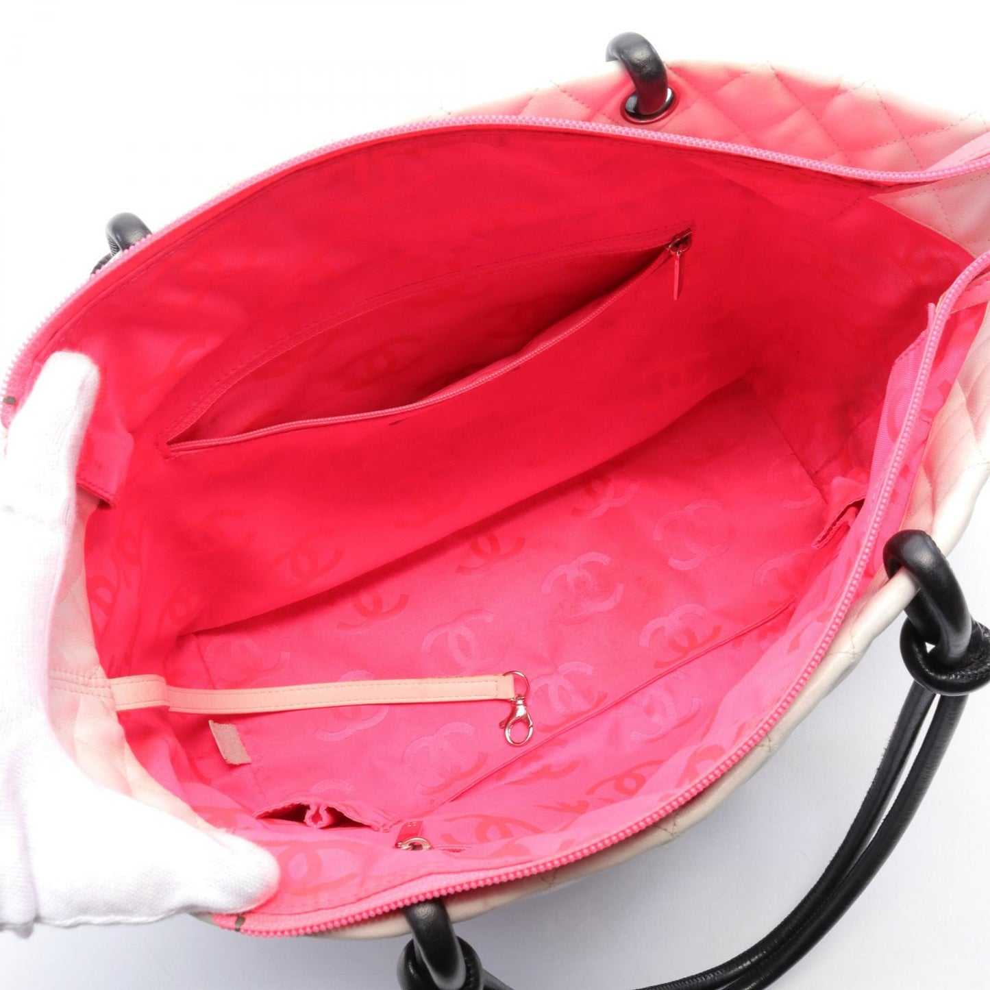 Chanel Cambon Line Large Tote Bag Leather Tote Bag A25169 in New Condition