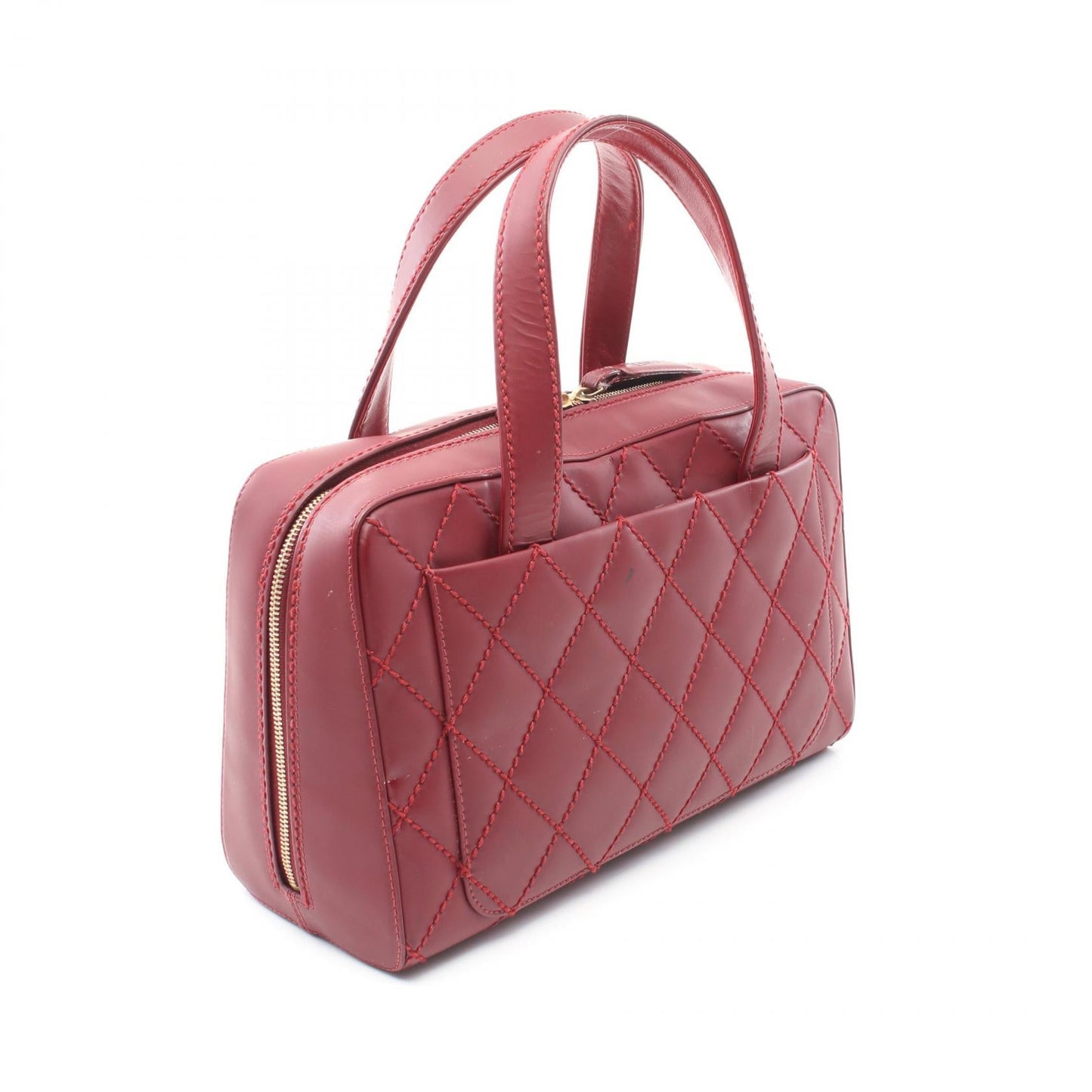 Chanel Wild Stitch Coco Mark Leather Handbag