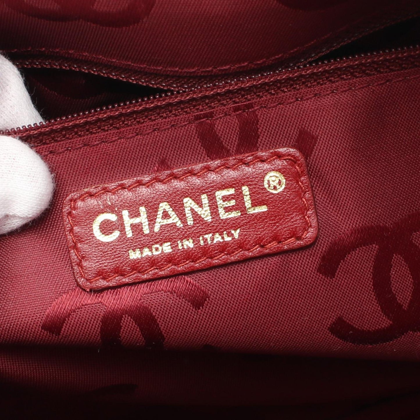 Chanel Wild Stitch Coco Mark Leather Handbag