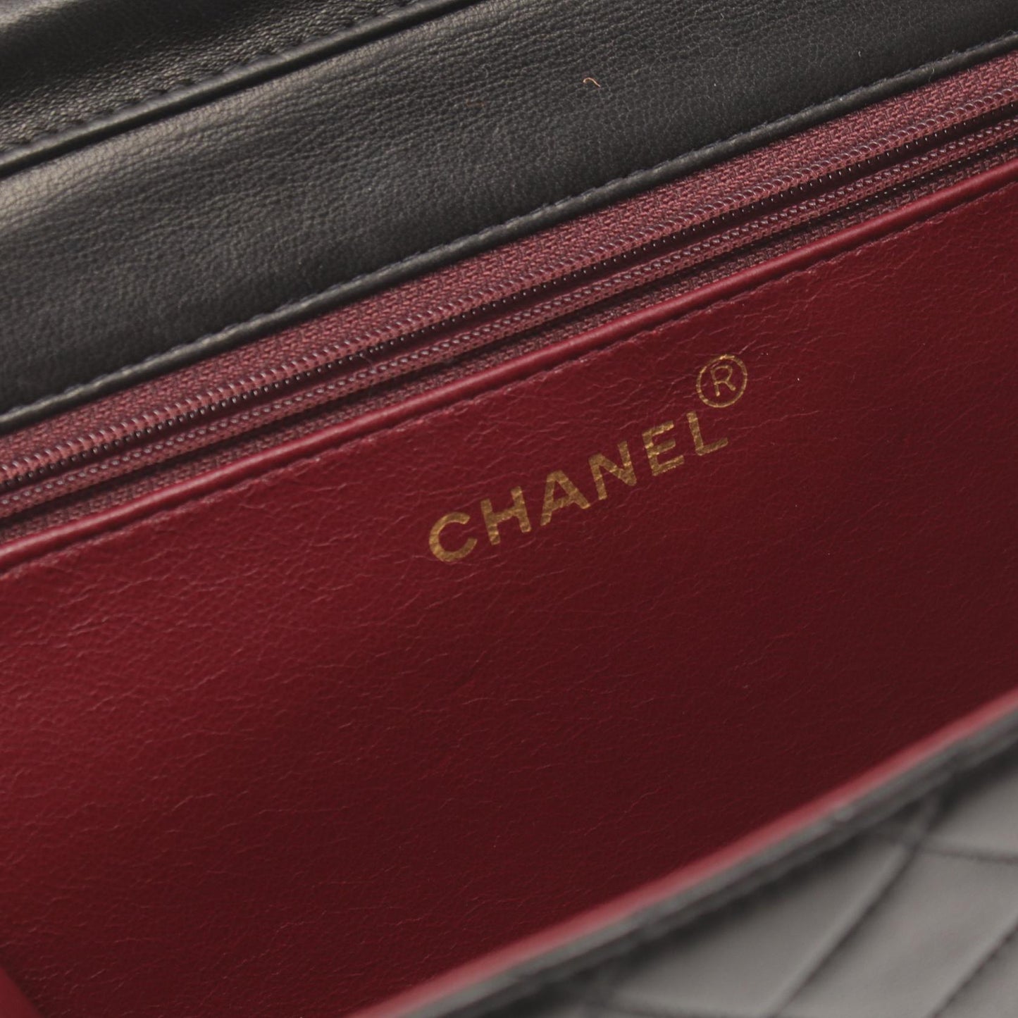 Chanel Lambskin Matelasse Shoulder Bag Black