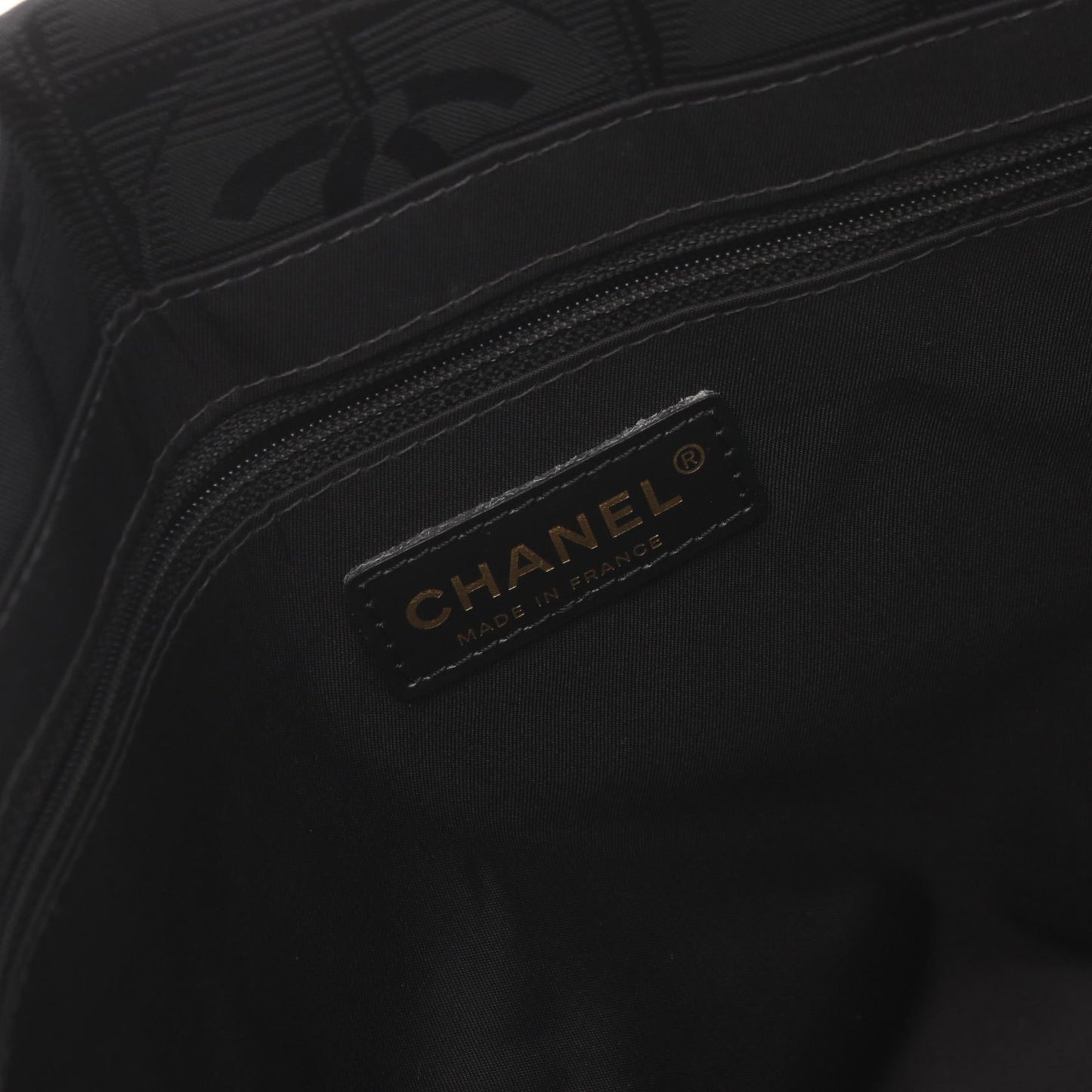 Chanel New Travel Line Tote Bag Canvas Tote Bag A15991 in Great Condition