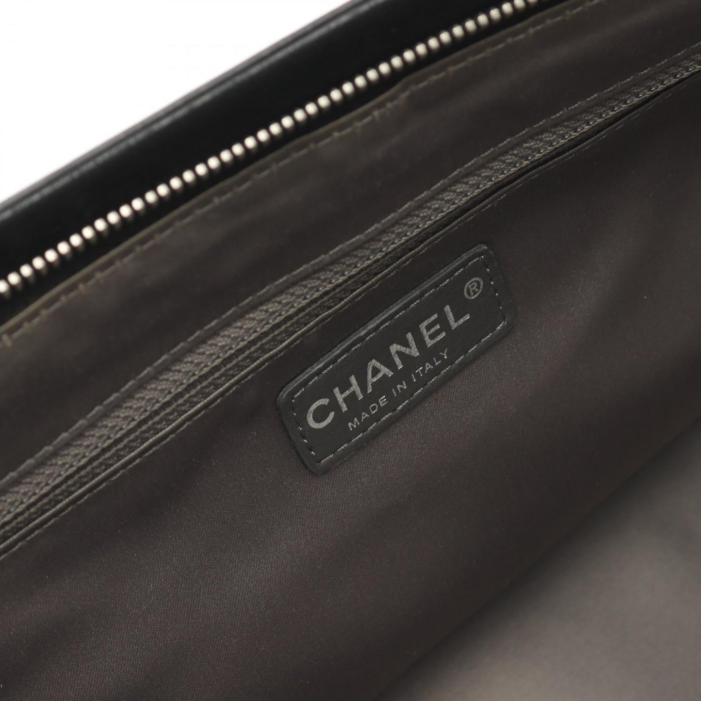 Chanel Leather Chocobar Handbag Black