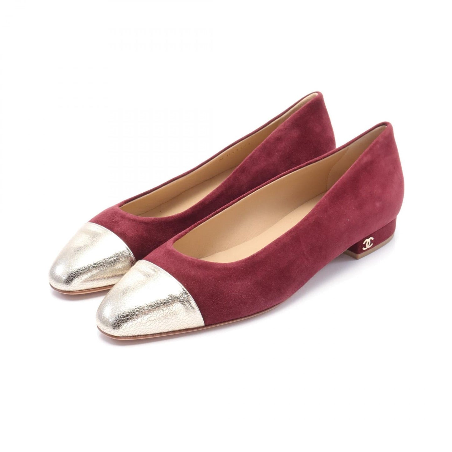 Chanel Suede Leather Coco Mark Pumps G31321