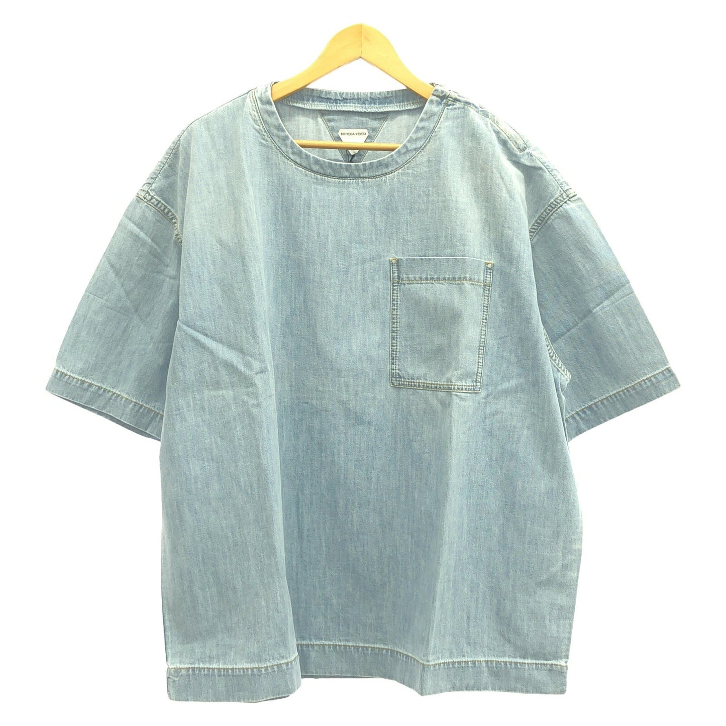 Bottega Veneta Cotton T-Shirt Blue