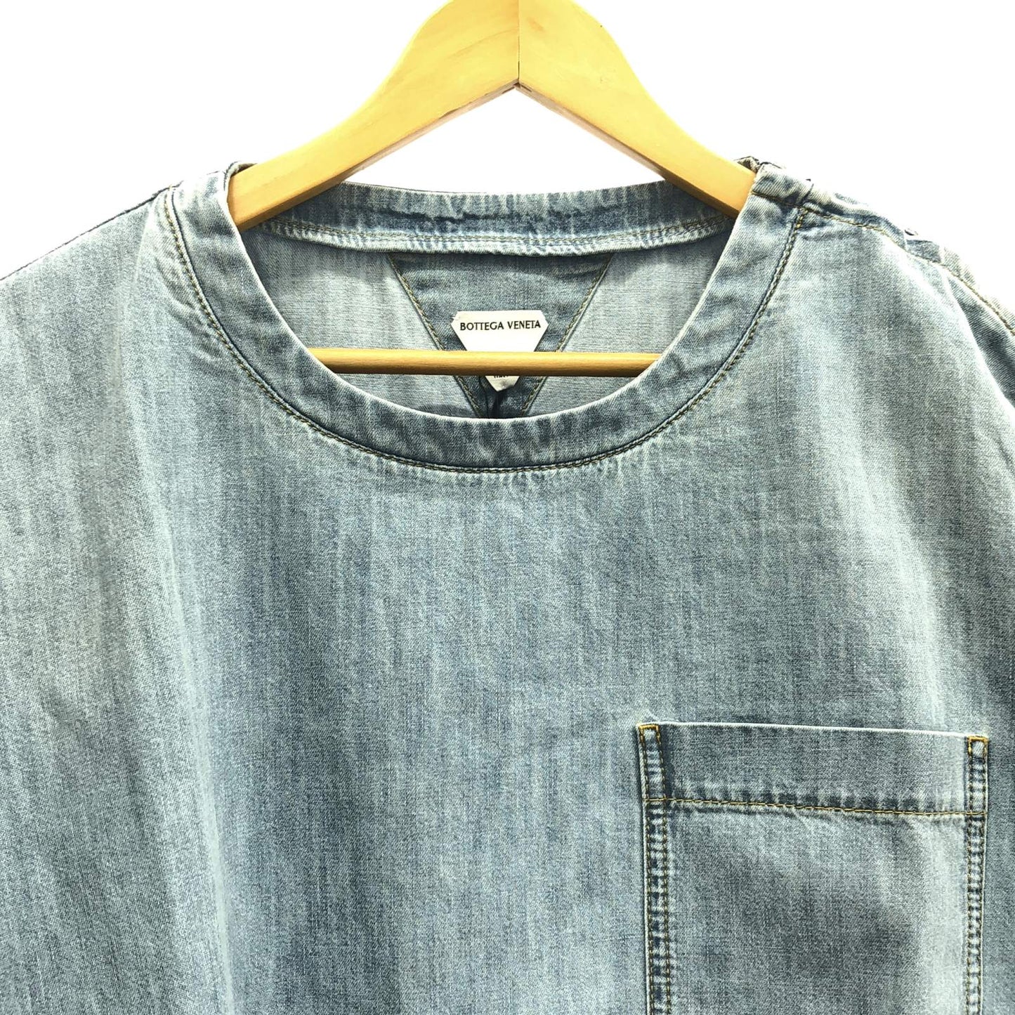 Bottega Veneta Cotton T-Shirt Blue