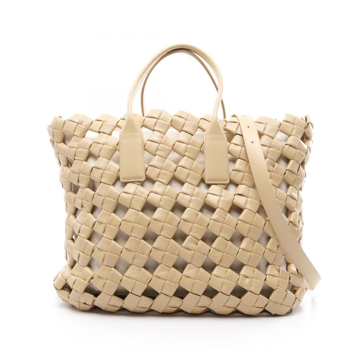 Bottega Veneta Leather Intrecciato Large Tote Bag