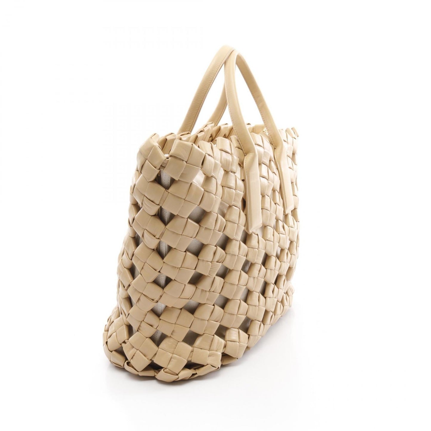 Bottega Veneta Leather Intrecciato Large Tote Bag