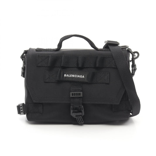 Balenciaga Army Messenger S Nylon Canvas Handbag