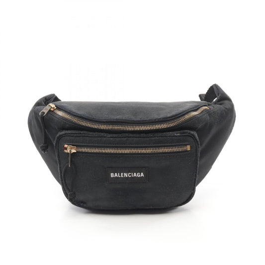 Balenciaga Explorer Nylon Belt Bag Black