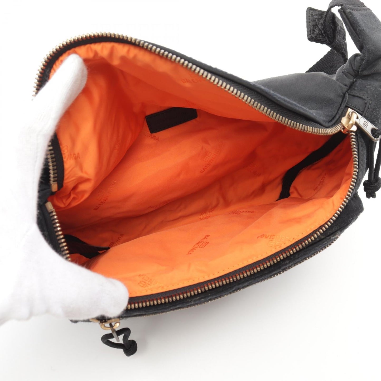 Balenciaga Explorer Nylon Belt Bag Black