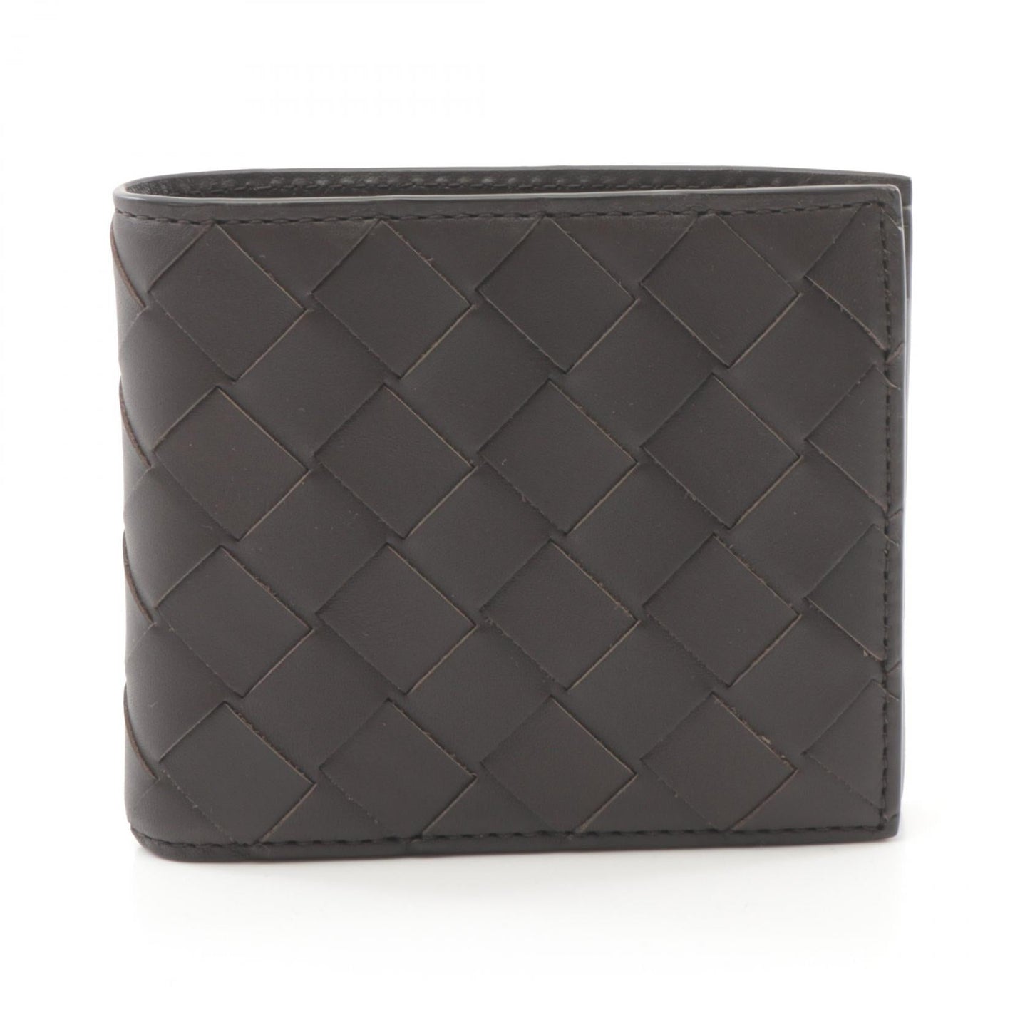 Bottega Veneta Leather Bifold Wallet Black