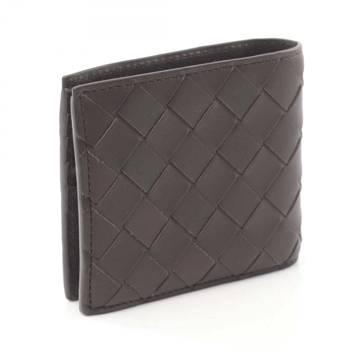 Bottega Veneta Leather Bifold Wallet Black