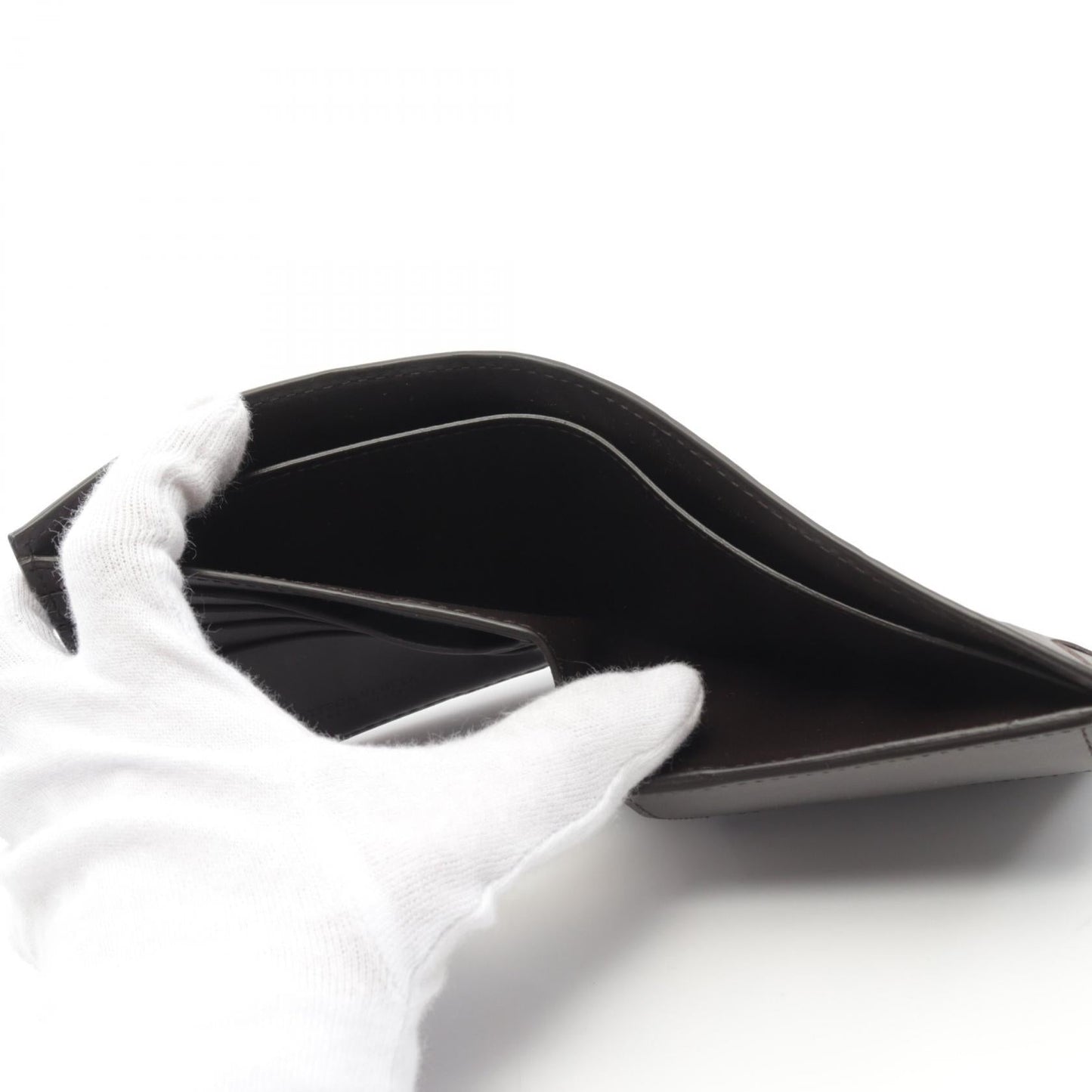 Bottega Veneta Leather Bifold Wallet Black