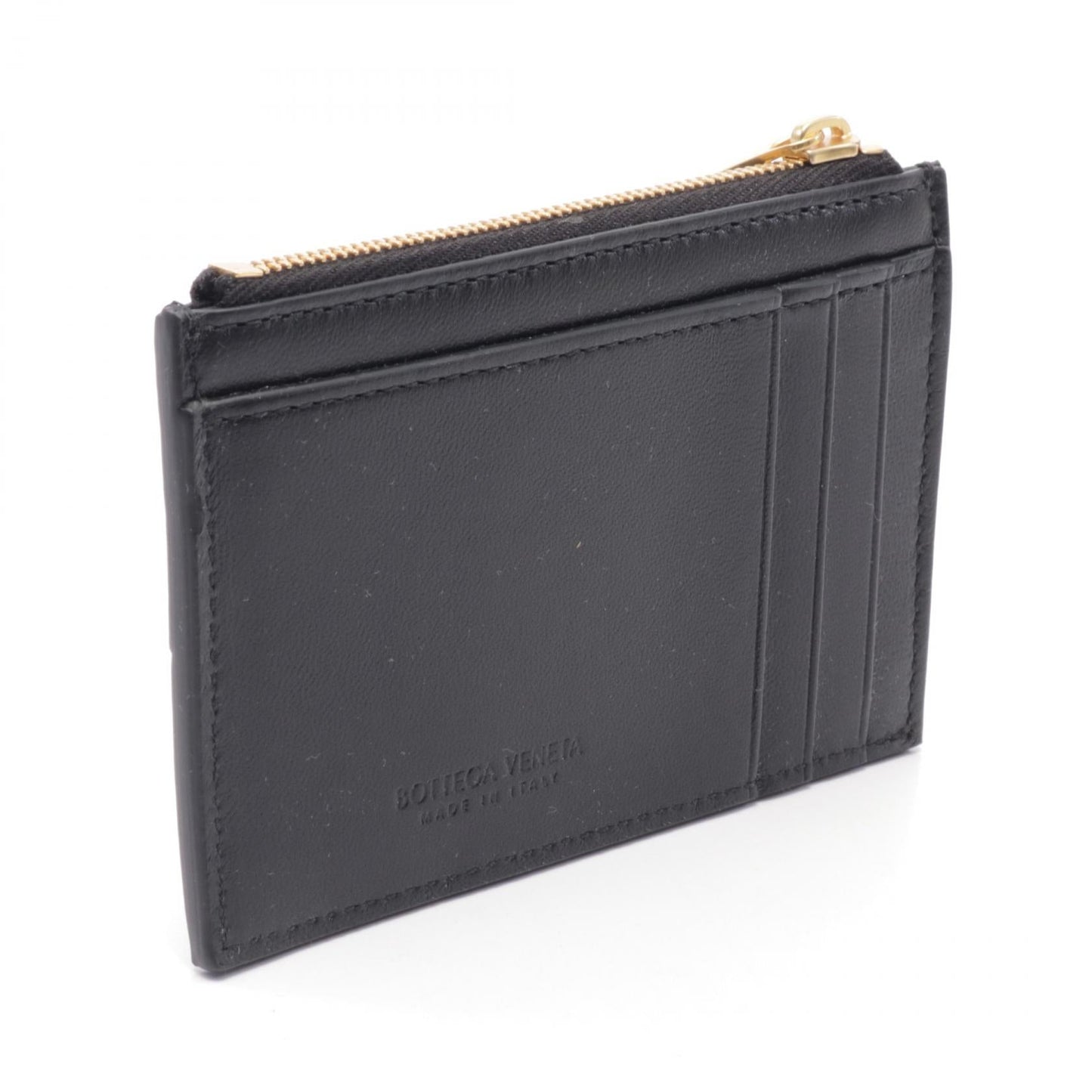 Bottega Veneta Leather Cassette Coin Case