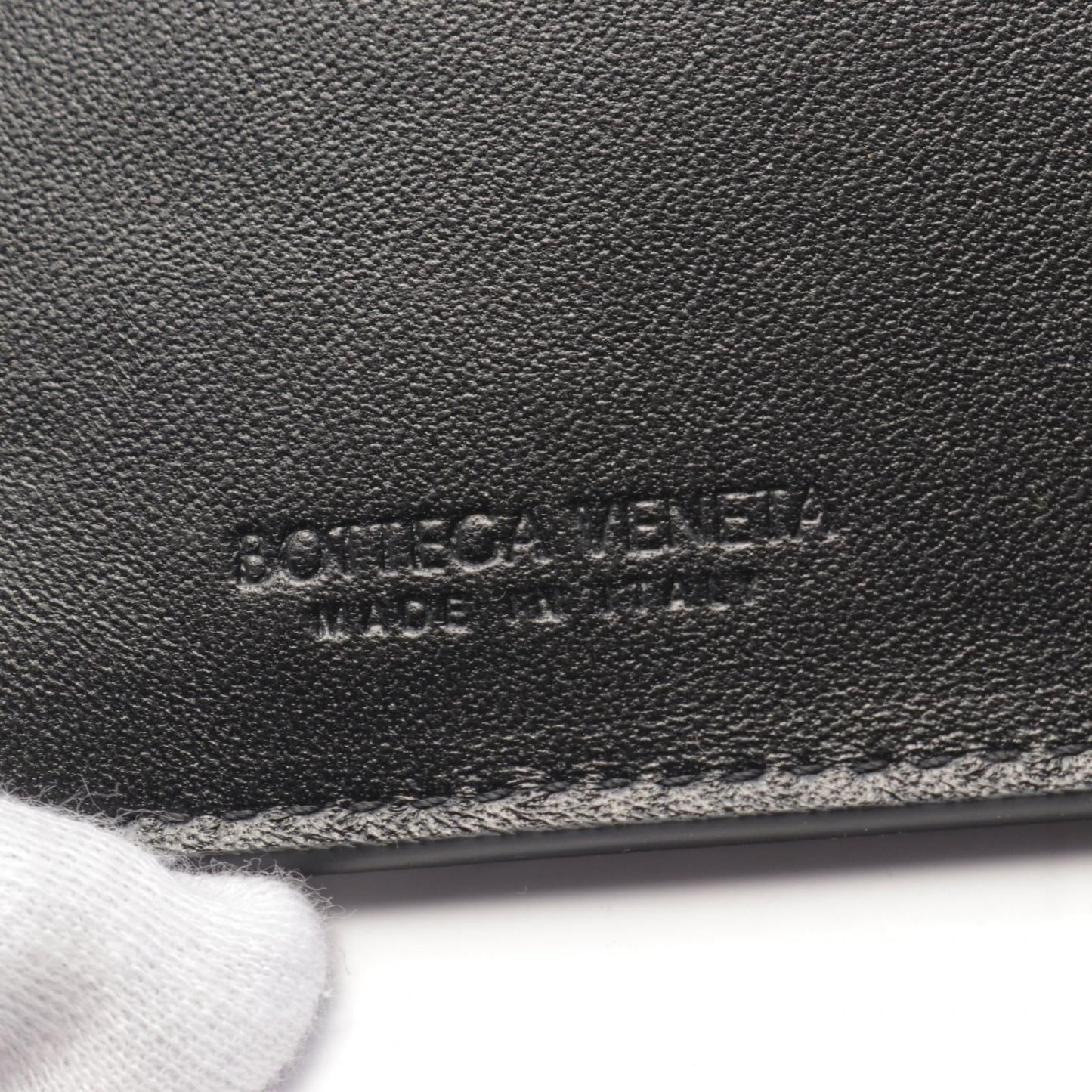 Bottega Veneta Leather Cassette Coin Case