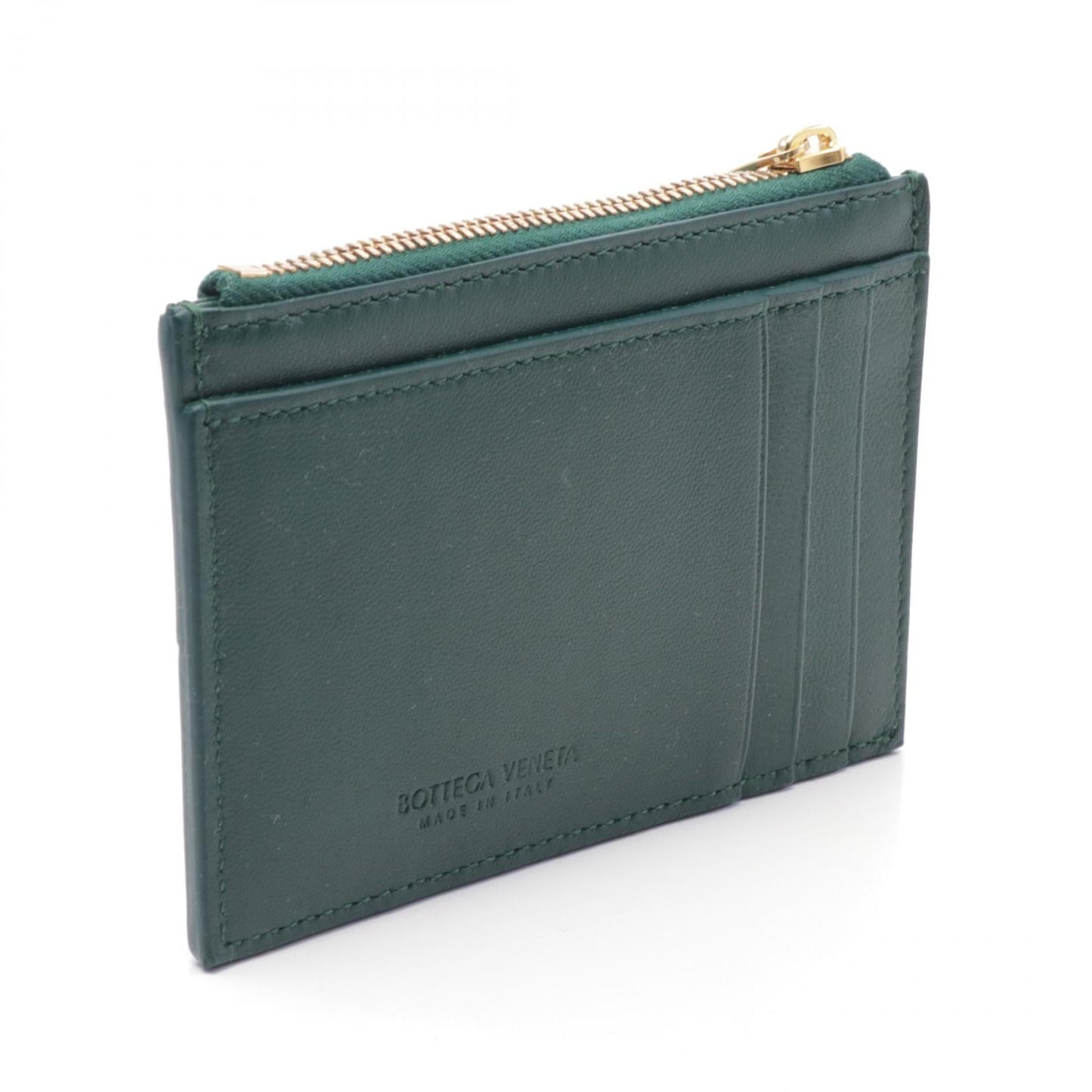 Bottega Veneta Leather Cassette Coin Case