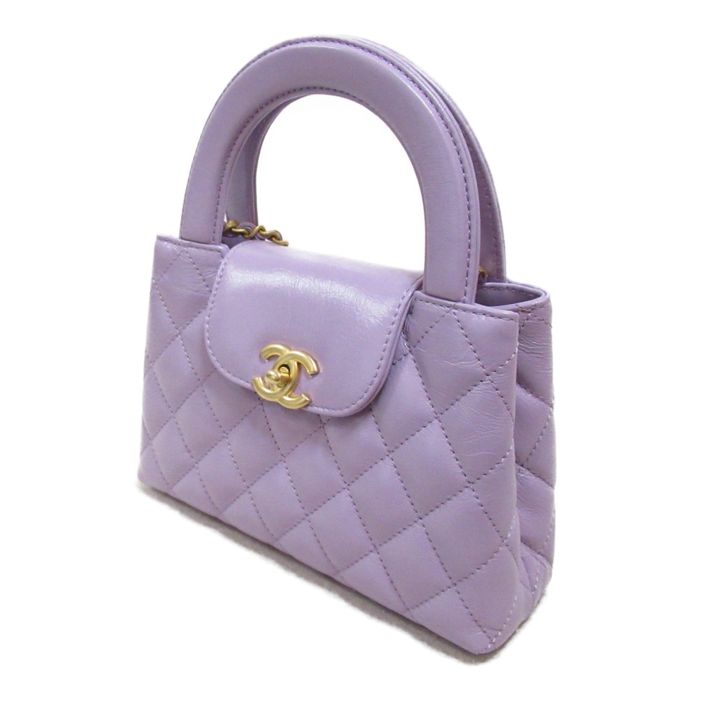 Chanel Quilted Leather Mini Shopping Bag Leather Shoulder Bag AS4416 in New Condition