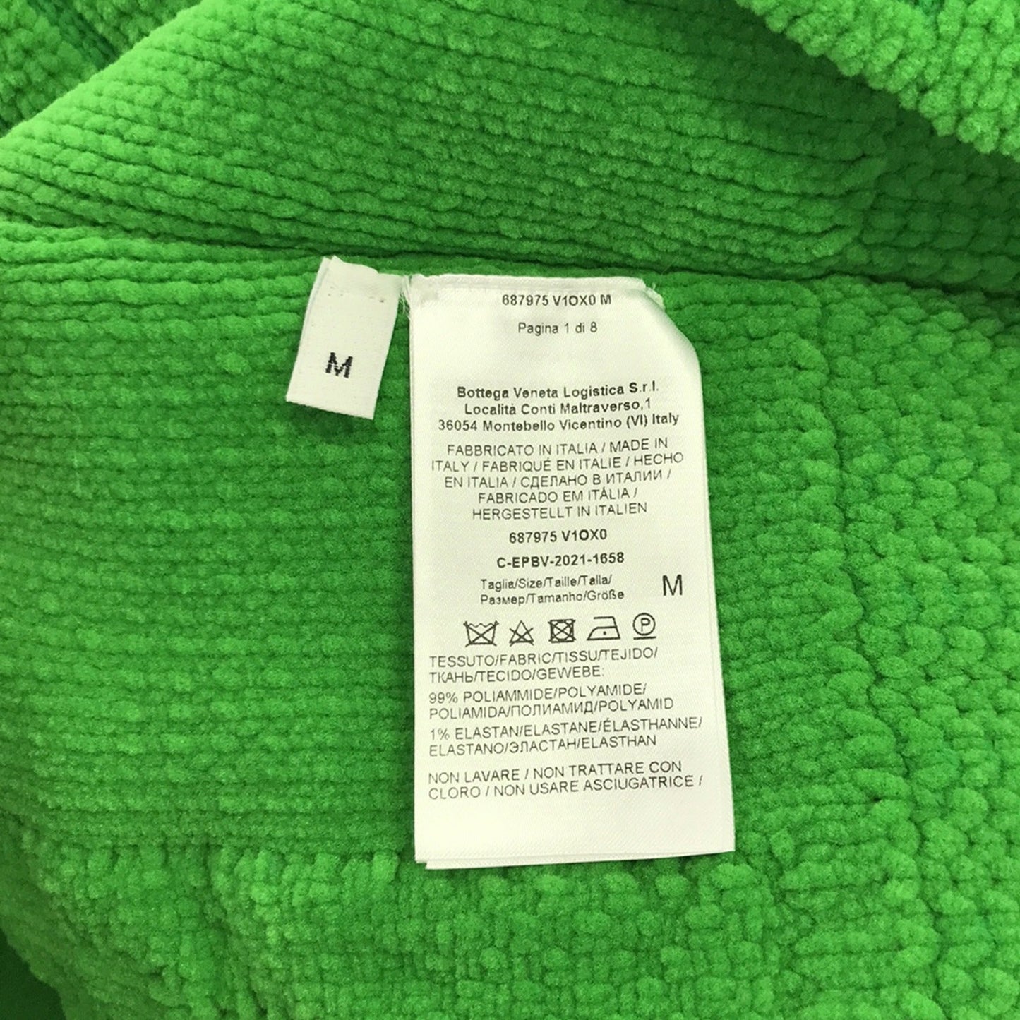 Bottega Veneta Nylon Sweater Green 687975