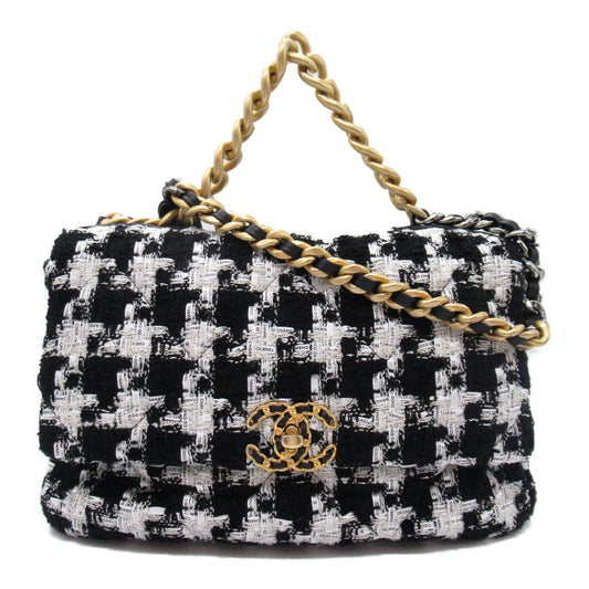 Chanel CHANEL19 Chain Shoulder Bag Canvas Shoulder Bag 30057228