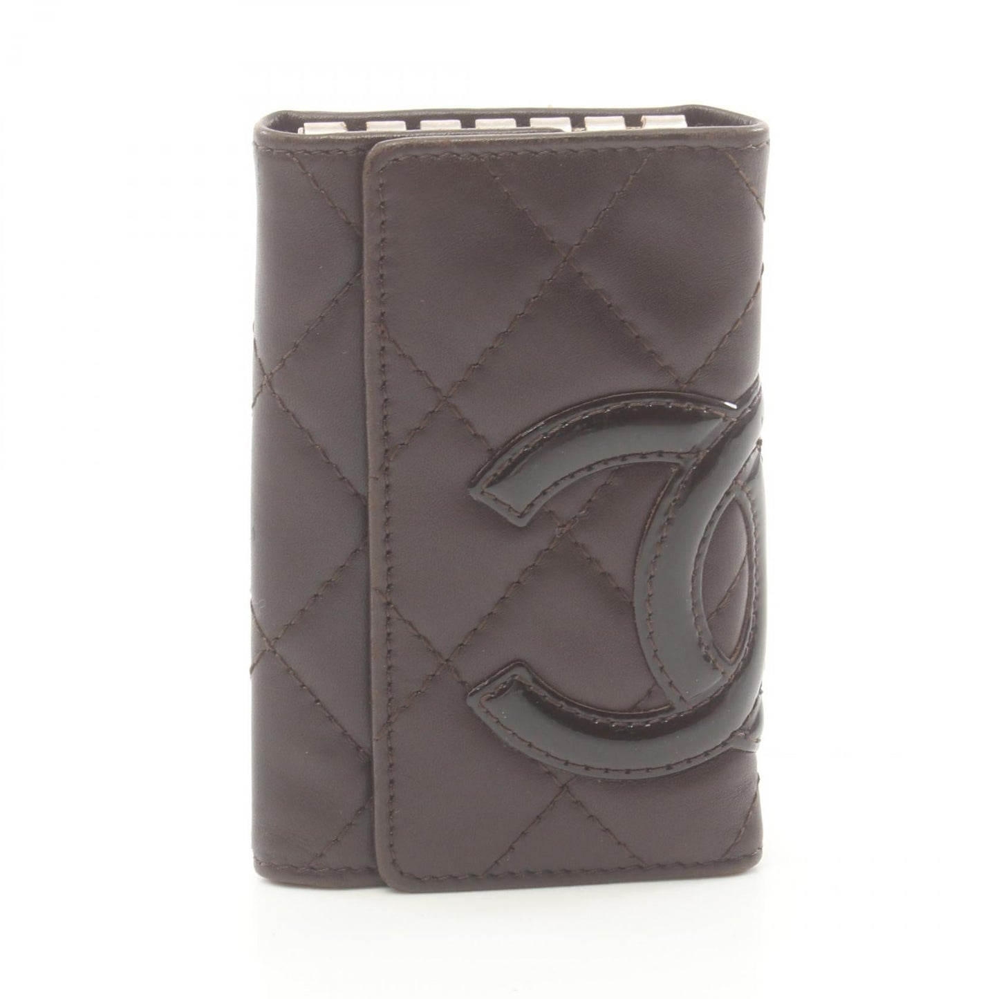Chanel Cambon Quilted Leather Key Holder Leather Key Holder in New Condition