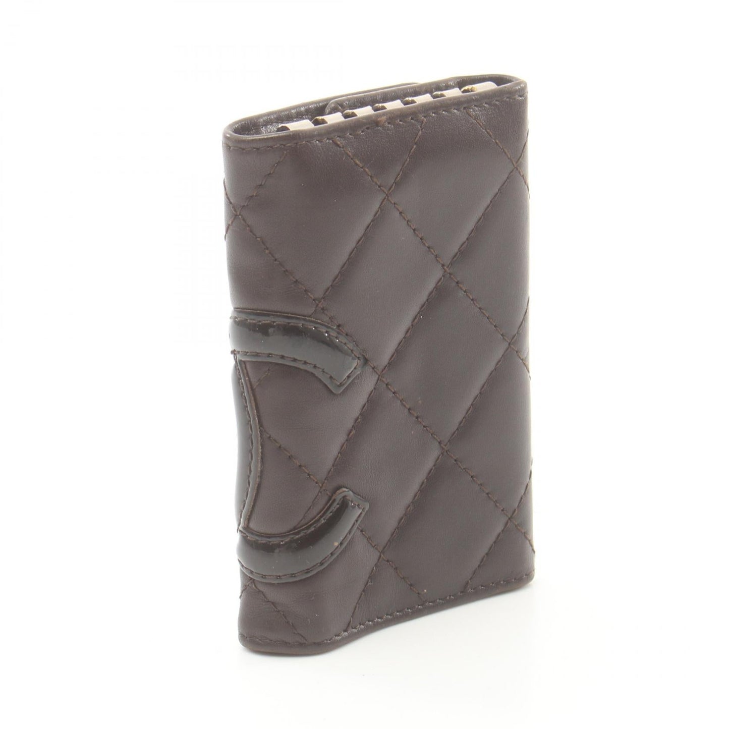 Chanel Cambon Quilted Leather Key Holder Leather Key Holder in New Condition