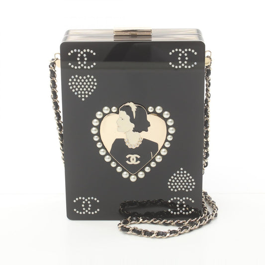 Chanel Casino Card Minaudiere Bag Metal Crossbody Bag