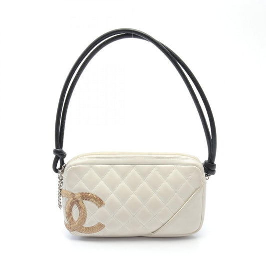 Chanel Cambon Quilted Leather Mini Handbag Leather Handbag A25175 in New Condition