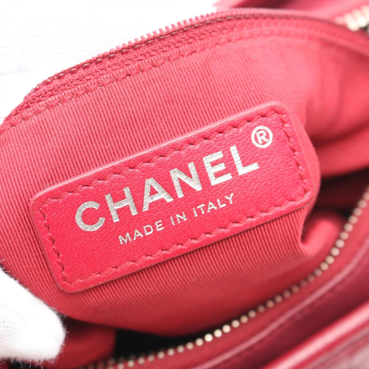 Chanel Gabrielle Small Hobo Bag Red Aged Calfskin