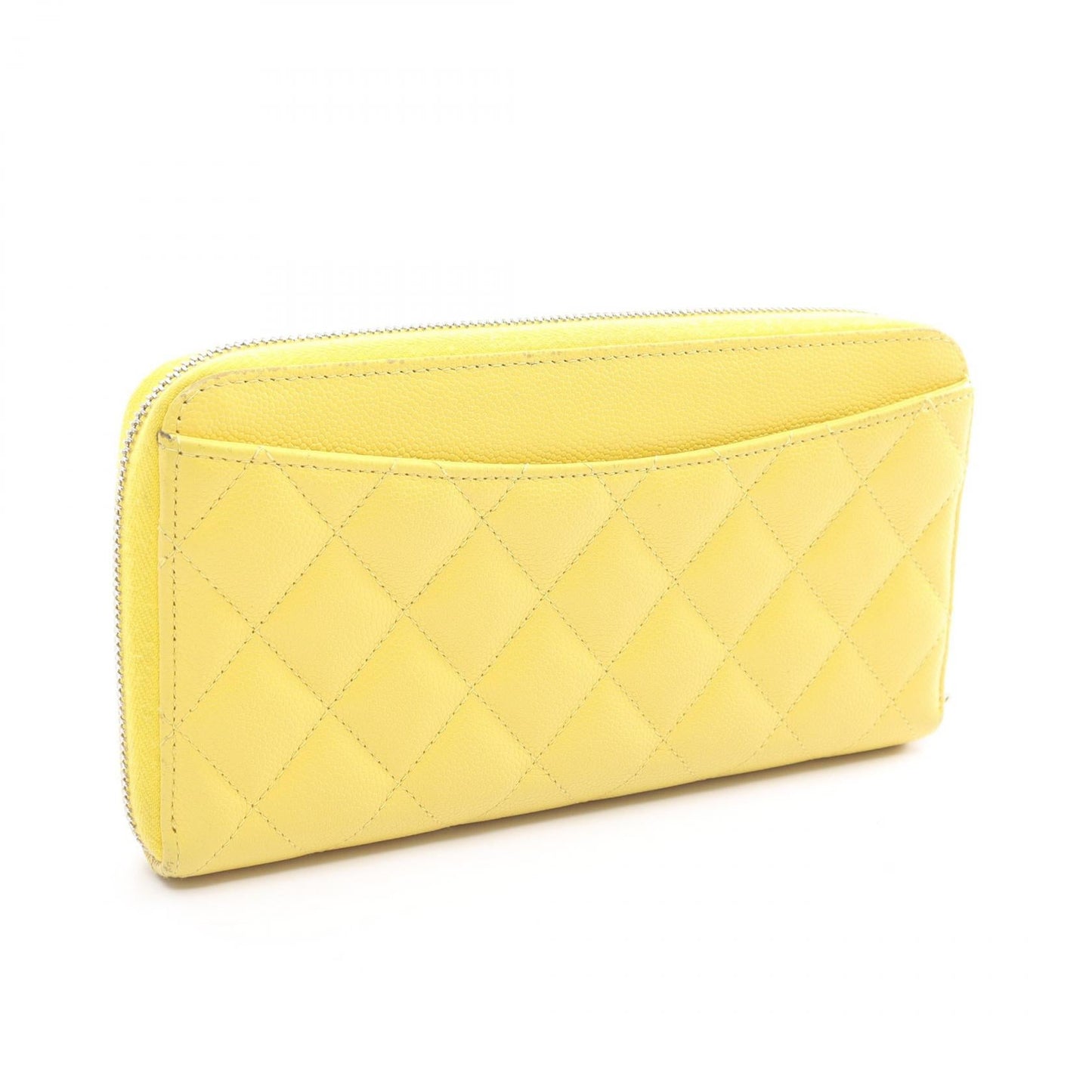 Chanel Caviar Skin Matelasse Long Wallet